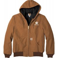 20-CTSJ140, Small, Carhartt Brown, Right Sleeve, None, Left Chest, Your Logo + Gear.